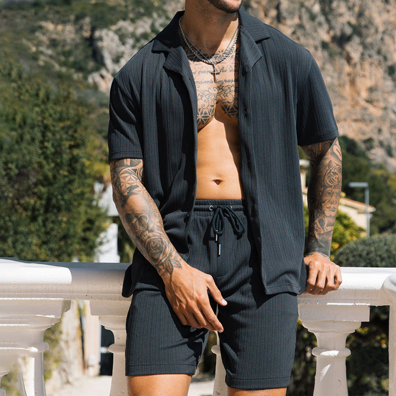 Men's Two Piece Set Short Sleeve