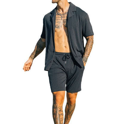 Men's Two Piece Set Short Sleeve