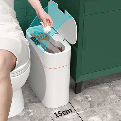 Smart Trash Can With Lid For Bedroom