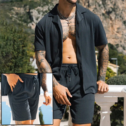 Men's Two Piece Set Short Sleeve